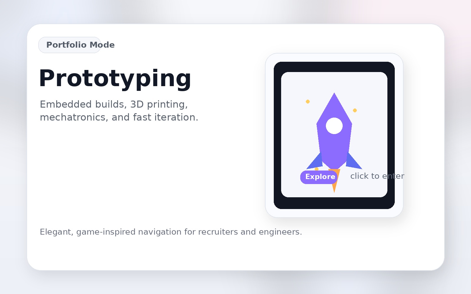 Prototyping section preview