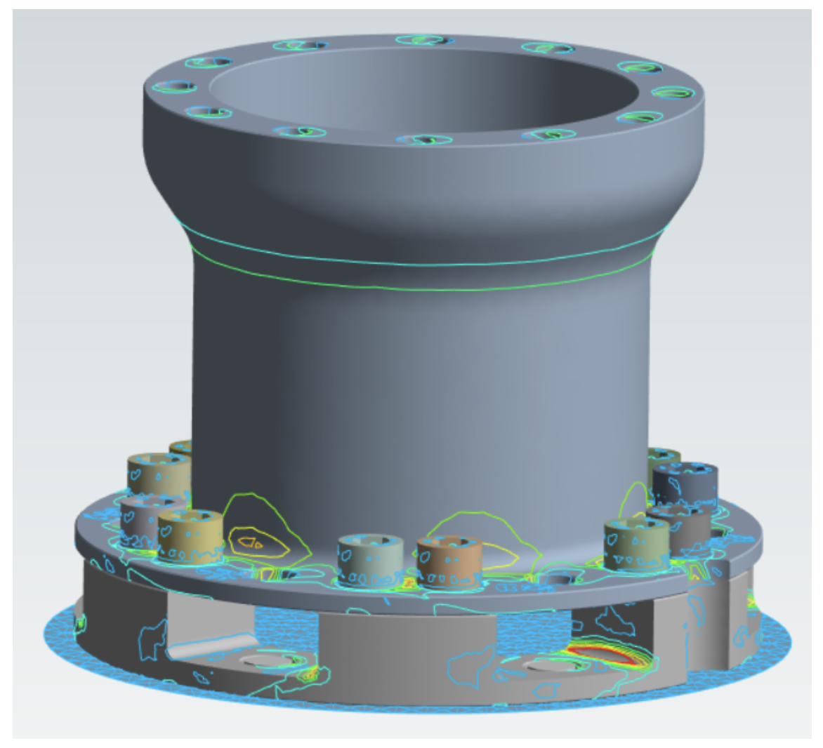 FEA C23 Adapter Mesh Detail